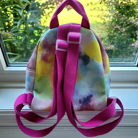 Dream Control Girls Tie-Dye Backpack with Pink Pompom - Picture 2 of 9